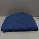 Smiry Waterproof Dog Blanket, 30x70 Inch Soft Pet Bed Cover Reversible, Washable Sofa Couch Furniture Protector for Small Medium Large Dog Puppy Cat, Geometric, Navy/Blue