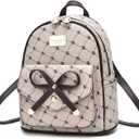 I IHAYNER Girls Bowknot Cute Leather Backpack Mini Backpack Purse for Women