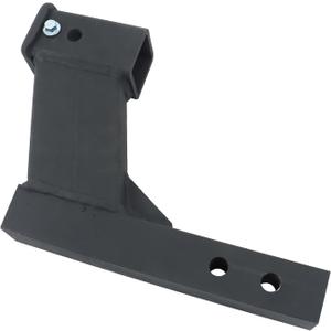 LABLT Black Trailer Hitch Extender for 2 Inch Receiver with 8 Inch Rise or Drop, 2-inch Solid Shank, 9 11 Extension Length, 10000lbs Capacity, with 5/8 Hitch pin