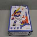 2 in 1 T Ball Sets for Kids 3-5,Tee Ball Set with 10 Balls,Step on Pitching Machine,Teeball Batting Tee,Baseball Toys Outdoor/Indoor Sport Toys Gift for 3 4 5 6 7 8 Year Old Kids Boys Girls