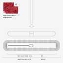 48 Inch Red Commercial Dust Mop & Floor Sweeper Wood Handle Floor Mop for Tile, Hardwood & Concrete