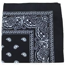 100% Polyester Unisex Bandanas - 5 Pack,  21 x 21 In Dark Green