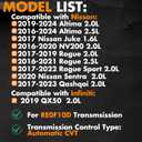 RE0F10D CVT Transmission Filter Oil Pan Gasket Kit 31728-28X0A Compatible with Nissan Altima NV200 Rogue Qashqai QX50 2.0L 2.5L