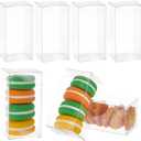 BENECREAT 20PCS Clear Wedding Favour Boxes 4x2x2inch Rectangle PVC Transparent Gift Boxes for Candy Chocolate Valentine