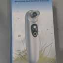 2026 Pore Vacuum with Camerafor, USB Rechargeable Blackhead Remover Vacuum,3 Levels Adjustable Pore Vacuum Blackhead Remover, 6 Suction Heads,Face Vacuum Pore Cleanser for Women & MenWhite