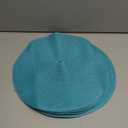 FunWheat Round Braided Placemats Set of 4 Table Mats for Dining Tables Woven Washable Non-Slip Place mats 15inch (Turquoise, 4pcs)