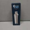 BARE BARREL Insulated Cocktail Shaker Set | Double Wall Stainless Steel | Martini Shaker for Home Bar Bartending | Built-in Drink Measure System & Strainer, Travel Bag, Recipes | Gift Set (Matt Black)