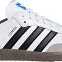 adidas Samba OG Mens Shoes, Cloud White/Core Black/Gum, Size 6