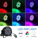 Stage Lights 36 LED Par Lights, U`King RGB Par Light Uplights Stage Lighting Indoor for Christmas Halloween Music Party Disco Wedding, Remote Control, DMX Control Sound Activated Party Light