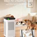 Air Purifiers for Home Large Rooms up to 3500 Ft, H13 True HEPA 0.1 Micron 99.97% Filtration with Carbon Filter, 235 CFM CADR, for Pollen, Pet Odor, Smoke, VOCs, 30dB Sleep Mode, PM2.5 Display