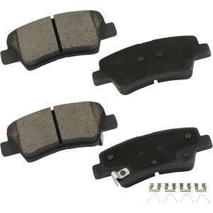 cciyu D1813 Rear Ceramic Disc Brake Pads Kit Fit For Hyundai For Elantra GT 2016-2020,For Kona 2022-2023,For Kona Electric 2019-2023,For Sonata 2016-2019,For Veloster 2016-2017 2019-2021