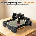 TOIREISX Z1 3500mW Laser Engraver, 150x150mm Working Area