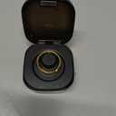 Smart Health Ring 2.0 for Women Men, Slim Scratch & Fingerprint Resistant Design, Efficient Chip Fitness Tracker, Monitors Heart, Pale Gold 9