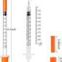 U-100 1ml 30G 5/16" Disposable Syringes, 30Pack