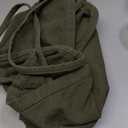 ALUDAPIJU Casual Canvas Tote Bag for Women Large Slouchy Hobo Shoulder Bag for Work Travel Tote Purse Handbags Message Bags