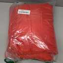 TUVEKE Men's Puffer Vest Red Puffer Vest Men Sleeveless Zipper Quilted Vest Winter Warm, 3XL