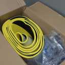 Garage Wall Protector 196.9in/5m, Yellow Black High-Visibility Foam Edge Guard for Car Door, Self-Adhesive 0.39in Thick Bumper Padding, Parking Warehouse Home Furniture (7.9in/20cm Wide)