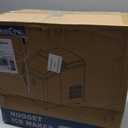 Nugget Ice Maker Countertop,55LBS/Day Ready in 4 Mins, Stainless Steel