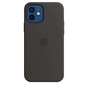 Apple iPhone 12 and iPhone 12 Pro Silicone Case with Magsafe - Black