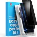 2 Pack for iPhone 15 Plus Privacy Screen Protector,Anti Spy HD Tempered Glass,9H+ Military Grade Shatterproof Screen Protector Full Coverage,Case Friendly, Easy Installtion