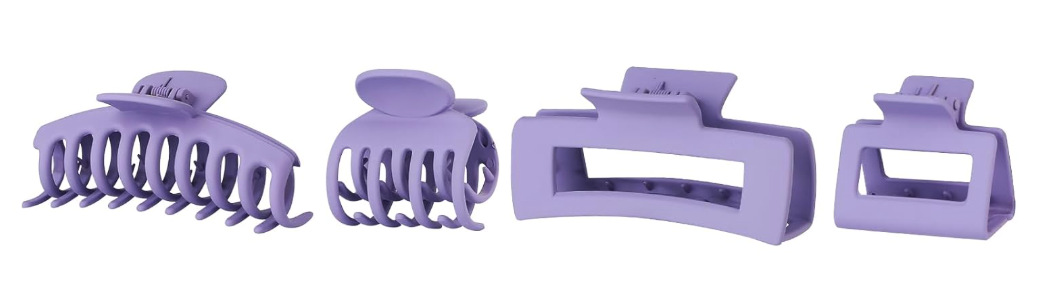 Hair Claws 16 Pcs Hair Clips for Women Thin Thick Curly Hair Large and Small Matte Banana Clips Strong Hold Nonslip