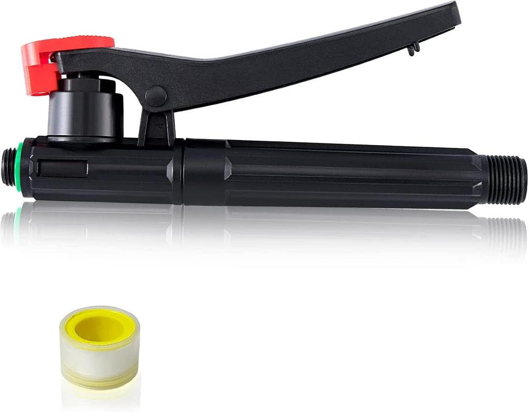Pump Action Pressure Sprayer, Trigger Sprayer Handle Parts for Garden Agriculture Orchard Forestry Home Manage (14mm*1.5mm)