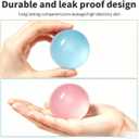 2 Pack Coconut Oil Soft,2026 New Coconut Oil Stress Ball, Handmade Malleable Clear Jelly Bubblegum Texture Coconut Oil Soft (Blue+Pink)