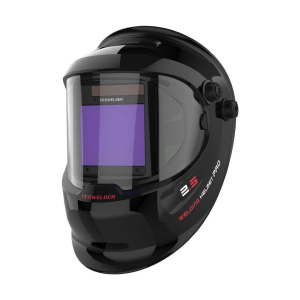 YESWELDER Auto Darkening Welding Helmet with SIDE VIEW, 180 Panoramic View, 1/1/1/1 True Color Solar Powered Welder Hood, Wide Shade 3/5-9/9-13 Welder Mask for TIG MIG ARC CUT and GRIND, LYG-Q800D