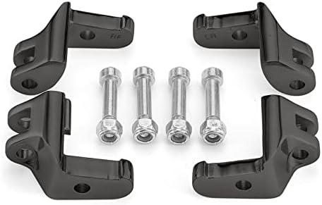 Mofun Driver Floorboard Relocation Brackets Compatible with Harley Touring Street Road Electra Glide Road King Trikes Motorcycle Foot Control 2017-2025