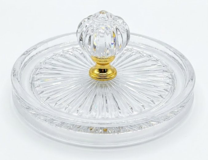 Three Clear Container Lids, Size 3.7"