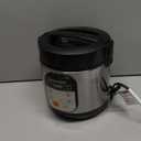 Hamilton Beach Digital Programmable Rice Cooker & Food Steamer, with Slow Hard-Boiled Egg Functions, Egg/Steam Tray, Small & Compact, 6 Cups Cooked (3 Uncooked), Stainless Steel (37524)