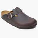 Birkenstock Unisex Boston Soft Footbed Clog Slip On Mule Sandal, Habana Oiled Leather, 36, 5-5.5 Women/3-3.5 Men