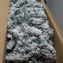 Best Choice Products Artificial Christmas Tree, 6ft Unlit Snow Flocked Design Pine Tree, Full Appearance Snowy w/Easy Assembly, Metal Stand