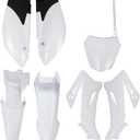 Plastic Mudguard Kit White Body Fairing Cover Replacement for Yamaha TTR110E TTR 110 Trail Bike