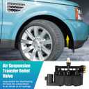 X AUTOHAUX RVH000095 Front Air Suspension EAS Valve Block Transfer Valve for Land Rover LR3 2005-2009 for Land Rover LR4 2010-2016 for Land Rover Range Rover Sport 2006-2013