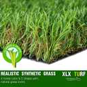 XLX TURF Artificial Grass Runner Rug - 2FT X 10FT Thick & Realistic Outdoor Fake Grass Carpet for Balcony Patio - Pets Friendly Turf Mat for Dogs Potty with Drainage, 1.38" Pile Height