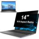 14 Inch Laptop Privacy Screen Filter (16:9), Anti Glare Blue Light Blocking Screen Protector for Windows Notebook, Removable Matte and Glossy Finish Shield for Office Business Travel