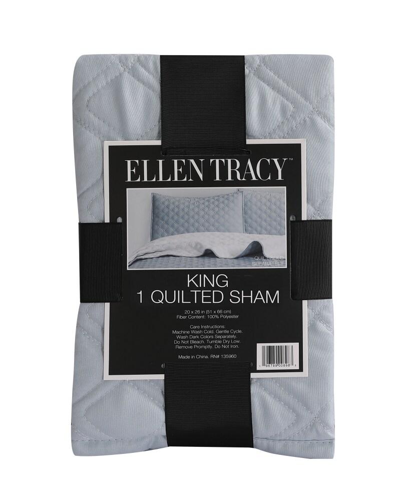Ellen Tracy Standard King 1 Quilted Sham 20x26in 100% Polyester