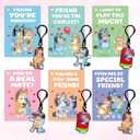 Valentines Day Gifts for Kids - Valentines Day Cards for Kids School - 24 Adorable Keychains with Valentine's Cards - Valentine Gifts for Boys Girls Toddlers Classroom Exchange School Party Favors