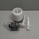 Lefree 2 Pack Silicone Toilet Bowl Brush and Holder Set with Ventilated Holder, Floor Standing & Wall Mounted Toilet Scrubber (Gray)