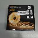 65.6ft COB LED Strip Light with Remote, 3000K Dimmable Bright Warm White Led Lights Strip, Flexible DC24V Led Tape Light for Bedroom, Kitchen, DIY Lighting (2 Rolls of 32.8ft)