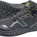 HOBIBEAR Barefoot Minimalist Shoes Womens Mens | Zero Drop | Wide Width Lightweight Hiking Boots (Grey, Size: 10.5 Wide Women/8 Wide Men)