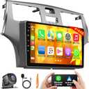 4+64GB Car Radio for Lexus ES250 ES300 ES330 2001-2006 with Carplay & Android Auto Head Unit, 9 inch IPS Touch Screen Android 12 Car Stereo Receiver with GPS/Back-up Camera/Bluetooth 5.2/SWC/FM/WiFi