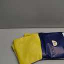 Phantoscope Pack of 2 Velvet Decorative Throw Decorative Pillow Cover Soft Solid Square Cushion Case for Couch Yellow 20 x 20 inches 50 x 50 cm