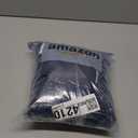 MooMee Fitted Bottom Sheet Only 100% Washed Cotton Linen Like Textured Breathable Durable Soft Comfy Deep Pocket Fits Mattress up to 17" (Dark Blue, King)