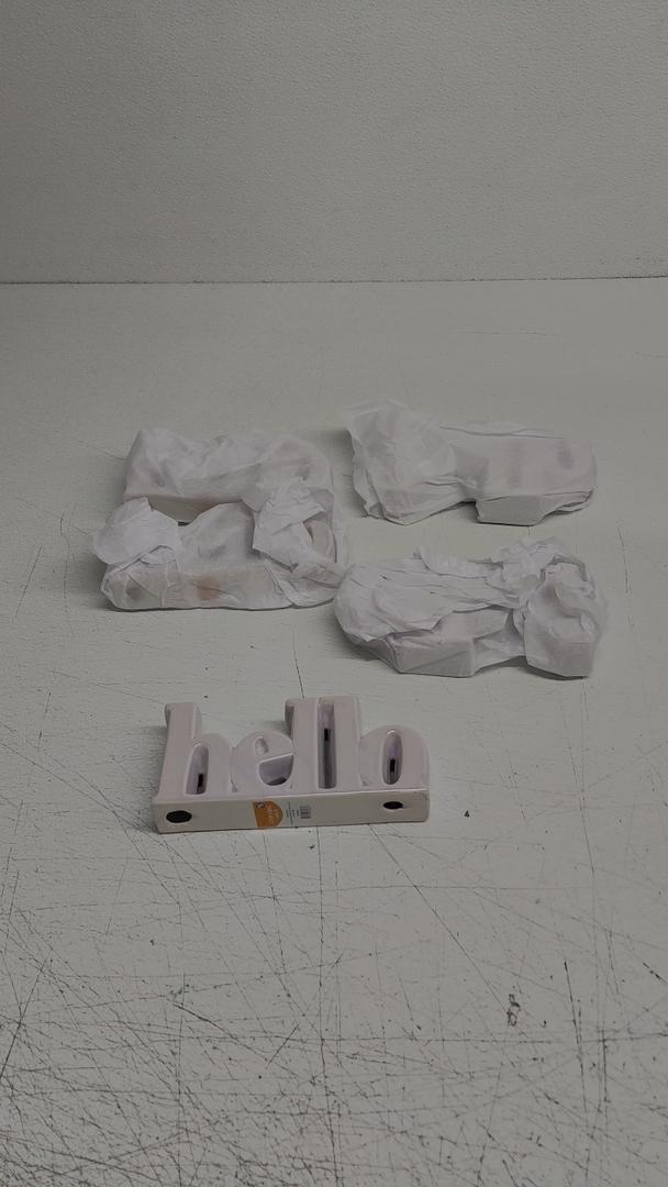 CERAMIC SIGN Hello 5 PCS