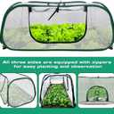 Raised Garden Bed Cover,Garden Row Plants Cover Accelerator, 45" L x 22" W x 16" H Greenhouse Cover for Raised Garden Bed and Vegetable Rows (1 Pack)