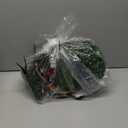 Waipfaru Outdoor Christmas Porch Decorations, Christmas Hanging Baskets with Lights for Outdoors, Artificial Xmas Greenery for Front Porch Patio Outside Urn Fillers Winter Decor