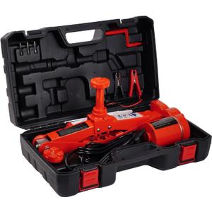 STANDTALL Electric Car Jack 3T Scissor Floor Jack Set 12V Automatic Vehicle Lift Kit for Road Emergency Tire Change Car Repair Tool for Sedans and SUV