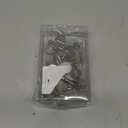 CHICTIE Nickel Shower Curtain Hooks, Rustproof Shower Curtain Rings for Bathroom, Metal Shower Hooks for Shower Curtain Rod, Modern Decorative Shower Curtain Hangers Set of 12, Round Heavy Duty Design